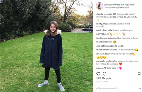 No cabe en una hoja de papel. Javiera Díaz de Valdés evidencia lo grande que está su ...