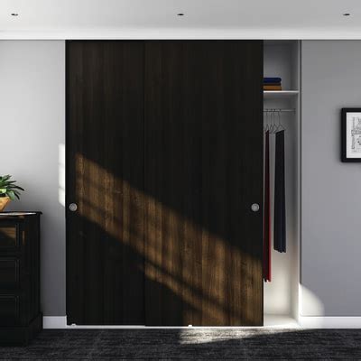 Used instead of hinges to allow wardrobes and other doors to slide they are perfect when space is limited as the slide fucntionality means that space for a door to open is not required. KLÜG Double Wardrobe Top Sliding Door Fitting Pack - 30kg ...