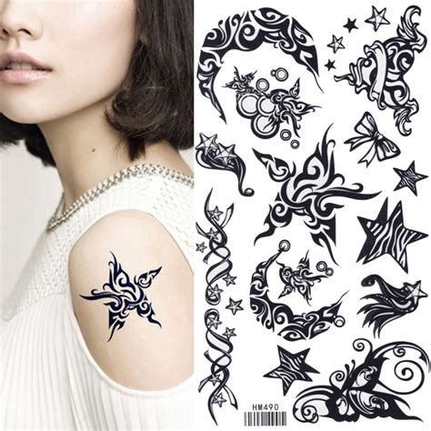 Stocking tato temporer model kitty kucing termurah. Jual Abstract Moon Star - Temporary Tattoo / Tato Temporer - Jakarta - Azka MomShop-WallSticker ...