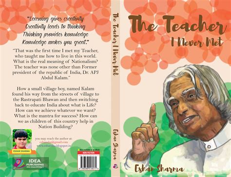 Apj abdul kalam also vision 2020. 16-year-old Eshan Sharma wrote a book on "Former President ...