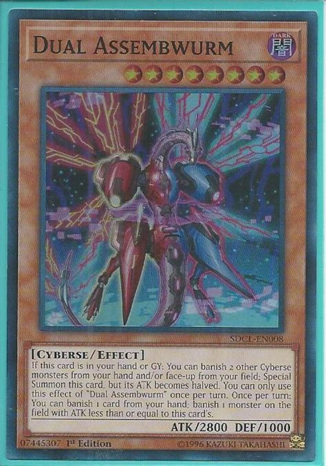 Fun to play yugioh decks. SDCL-EN008 Dual Assembwurm - Super Rare - Structure Deck ...