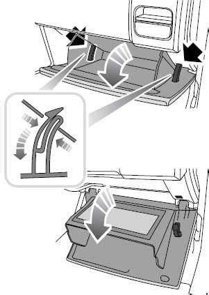 To access the fuses, open the glovebox and then pinch the top of the support stays. 2004-2009 Land Rover Discovery 3 Fuse Box Diagram » Fuse Diagram