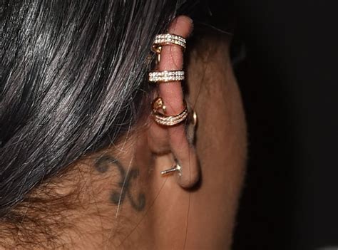 Therefore, we must take into account the pros and cons when it comes to wanting to get a tattoo behind the ear. A Guide To Rihanna's Tattoos: Her 25 Inkings And What They ...