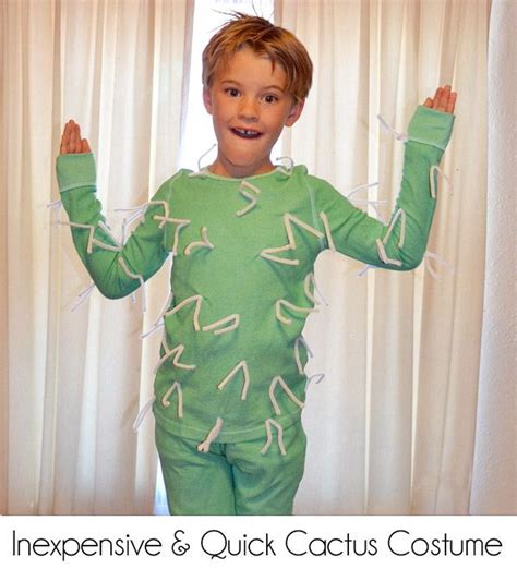 Diy halloween costumes how to make fun easy pineapple and cactus costume. He Had a Prickly Personality Cactus Costume | Diy halloween costumes for kids, Easy diy costumes ...