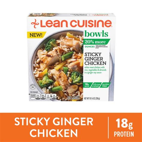 Lean cuisine diabetic meals sesame for diabetes can diabetics eat custard apple can food allergies cause diabetes can i carry diabetic testing kit and medication on airplae can diabetics get their nails done can i have a tattoo to legally declared me diabetic. Lean Cuisine Bowls Sticky Ginger Chicken Frozen Meal 10.25 ...