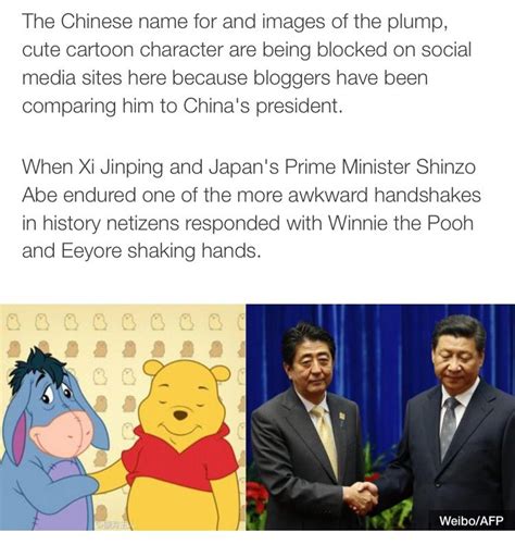 Chinese president xi jinping and winnie the pooh. Justin Yi-Wei Lau on Twitter: "This might be one of my ...