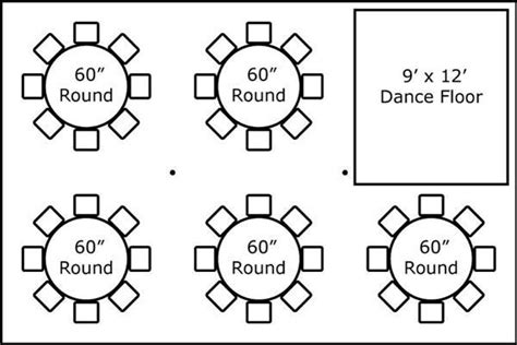 Applicable to indoor and outdoor venues on any terrain, the stage. 20′ x 30′ w/ Round Tables & Dance Floor | Wedding tent ...