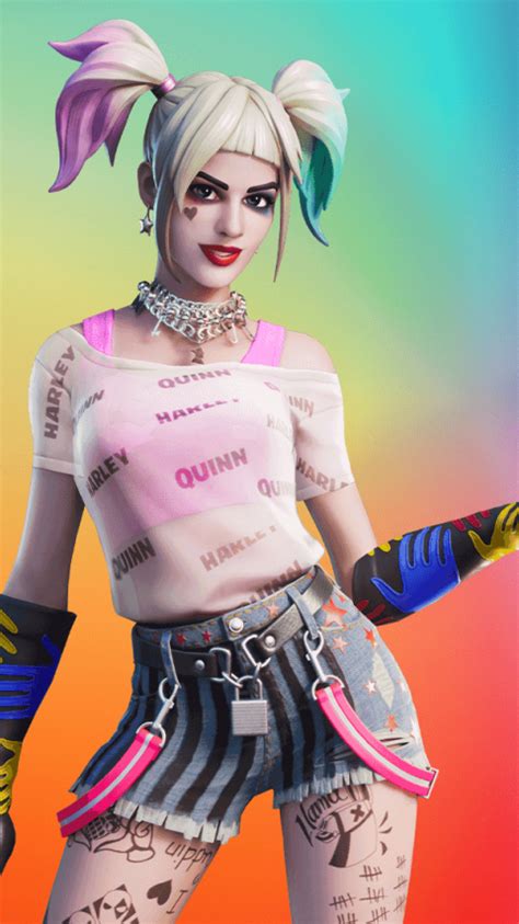 Starting off as a side character for joker in batman: Download 480x854 wallpaper harley quinn, fortnite skin ...