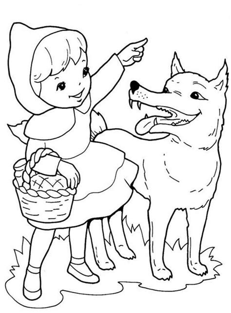 An extensive selection of drawings to print and color so you can make free coloring books for your kids! Little Red Riding Hood Coloring Pages at GetColorings.com ...