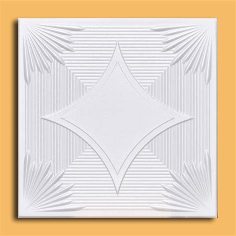 Styrofoam ceiling tiles are versatile and can add beauty to any room. White Styrofoam Ceiling Tile Yerevan (Case of 40 Tiles ...