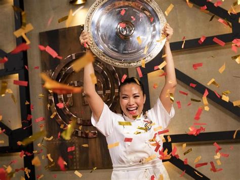 Larissa crowned youngest ever winner. MasterChef Australia: Diana Chan beats Ben Ungermann by ...