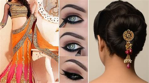 Ready to finally find your ideal haircut? Lehenga Style Saree Draping with Makeup and Hairstyle Step ...