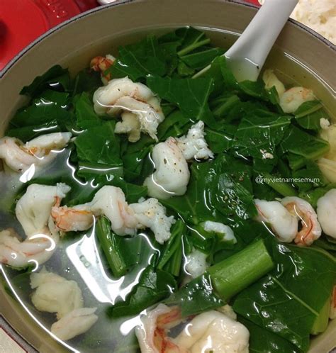 You can get them fresh, frozen or canned. Canh cai - mustard leaf greens with prawns soup ...