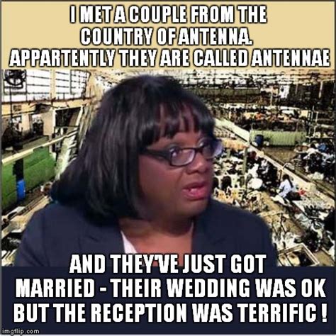 Shadow home secretary diane abbott has pulled out of a radio programme after an embarrassing interview on sky news with. Diane Abbott and Antennae - Imgflip