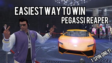 They couldn't put a disclaimer with the car that it needed to be fucking. GTA 5 ONLINE WIN NEW PODIUM CAR PEGASSI REAPER Casino ...
