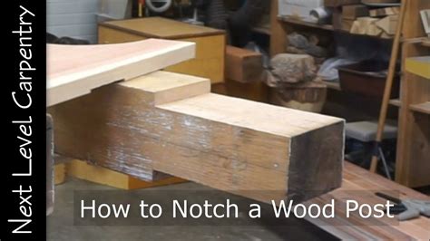 We paid $25/post for someone to come in with a tractor and an auger and drill the holes. How to Notch a Wood Post in 2020 | Wood post, Wood, Basic ...