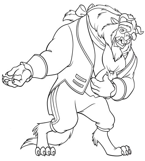 Thank you for visiting our beauty and the beast coloring pages. Walt Disney Coloring Pages - The Beast - Walt Disney ...