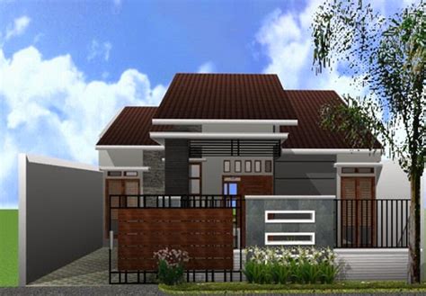 Nggak masalah juga kalau kamar mandimu tidak mendapat cahaya matahari. Kombinasi Warna Cat Rumah Minimalis Warna Coklat Tampak Depan