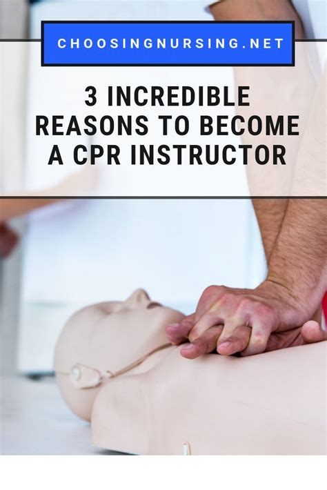 Australian and new zealand committee on. 3 Incredible Reasons To Become A CPR Instructor | Nursing ...