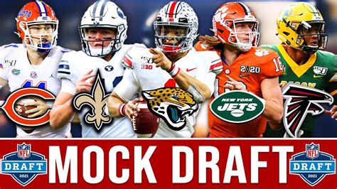 Share all sharing options for: 2021 NFL Mock Draft | 5 Quarterbacks in 1st Round! - YouTube