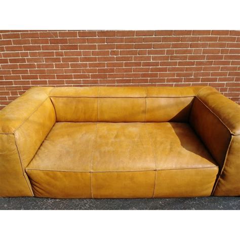 0 thoughts on restoration hardware fulham leather sofa. Restoration Hardware Fulham Leather Sofa | Chairish