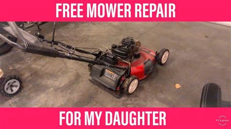 Was able to get my lawn mower all setup when i needed it quickly. Free Lawn Mower Repair - My Daughter Is Just Like Me ...