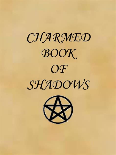 Charmed book of shadows replica, which i made (pages only). Charmed Book of Shadows
