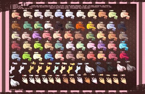 If anyone uses any of these ple. Swatch: Colorful Colors by RURURlA on DeviantArt | Skin ...