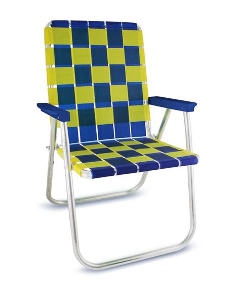 When making a selection below to narrow your results down, each selection made will reload the page to display the desired results. Blue/Yellow Deluxe with Blue Arms | Lawn chairs