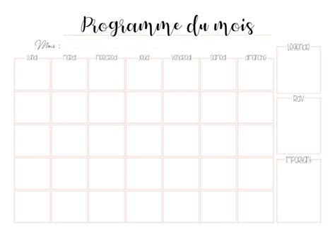 Calendrier 2017 numéro de semaine →. Planner à imprimer gratuitement - programme du mois ...