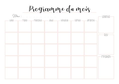 Calendrier 2017 numéro de semaine →. Planner à imprimer gratuitement - programme du mois ...