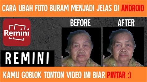 Disini saya akan memberikan tools untuk merubah sebuah gambar yang tadinya berkualitas. Cara merubah foto buram menjadi jelas... - YouTube