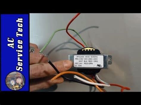 Finally, the illustration below is for a system with a single transformer. Youtube Hvac Transformers Wiring | schematic and wiring diagram