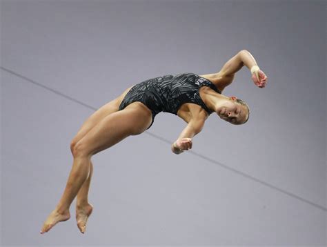 Olympic trials at the natatorium at iupui. Jessica Parratto and Michael Hixon Top Semifinals at USA ...