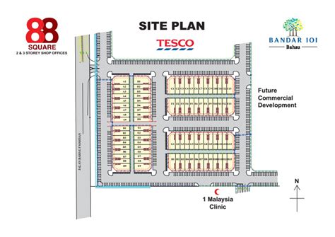 Saiz ram kaca ialah 150mm lebar dan 5mm tebal, panjangnya adalah mengikut luas bukaan kerangka. 88 Square & 88 Square 2 | IOI Properties Group Berhad