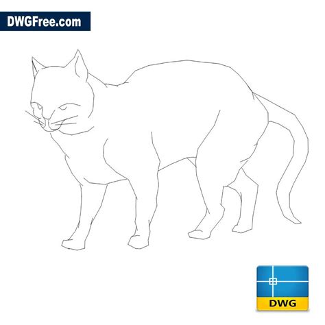 Maybe you would like to learn more about one of these? Cat in 2D DWG  Drawing 2020  - in AutoCAD FREE 2D. DwgFree