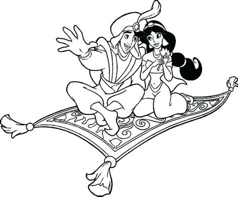 Click on print the design and color it. How To Draw Aladdin And Jasmine On Magic Carpet - Carpet ...