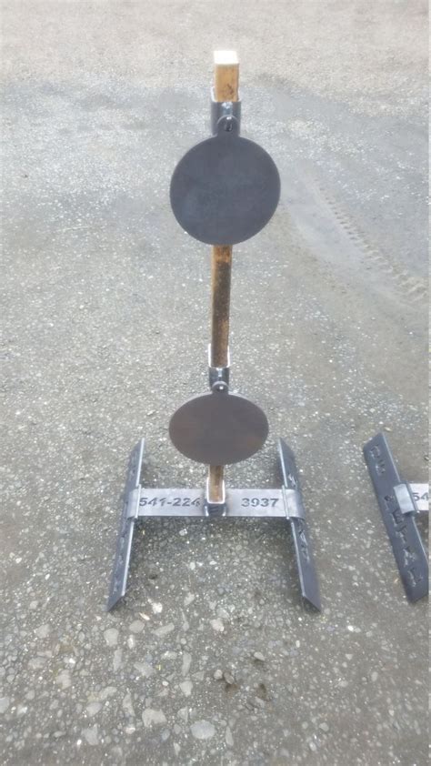Choose between static steel target stands, gong steel target stands, and cardboard target stands. Steel Gong Target Stand Bolt Base W/ 2 New Adjustable ...