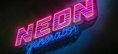 This typeface is perfect for music promotion, film titles, youtube tutorials, gig posters, editorial use, logos, signage. Neon Generator $ - BlenderNation