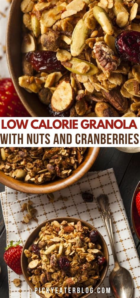 Homemade dog food recipes are a great way to give your dog a more nutritious diet. Low Calorie Granola in 2020 | Low calorie granola, Low ...