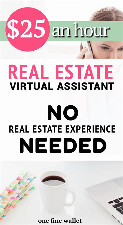 Well, real estate virtual assistants can do any remote task that helps real. Real estate virtual assistant - One Fine Wallet