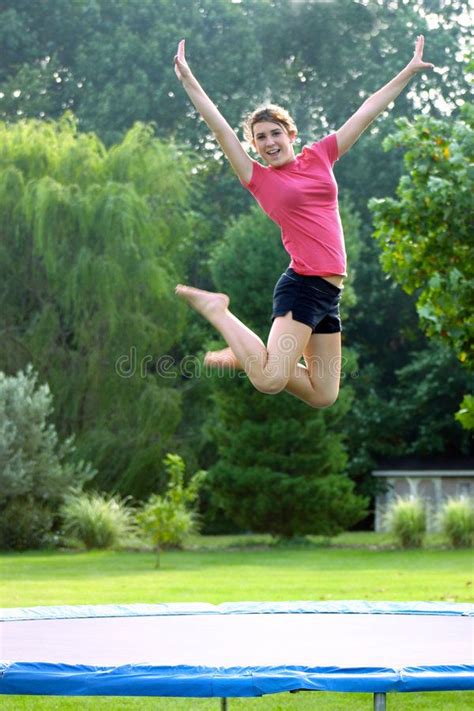 They are helpful in assisting you to learn how to jump on a trampoline properly and also help you when you get hurt. Girl on Trampoline. Girl jumping high on trampoline , #SPONSORED, #Trampoline, #Girl, #jumping ...