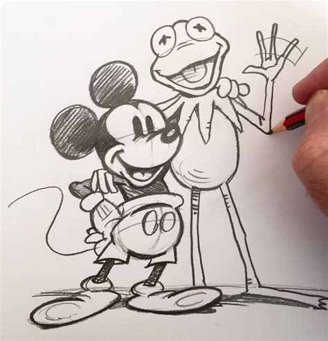 Please, feel free to share these drawing images with your friends. Pencil Kermit Drawing Hearts ~ Drawing Easy