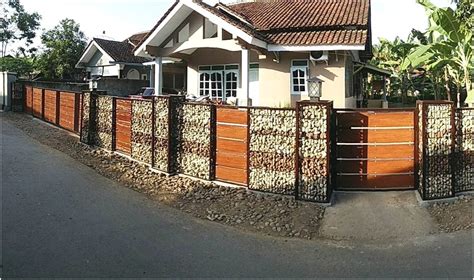 Contoh desain pagar rumah minimalis terbaru. Contoh Desain Pagar Rumah Stenlis Unik - Desain Interior ...