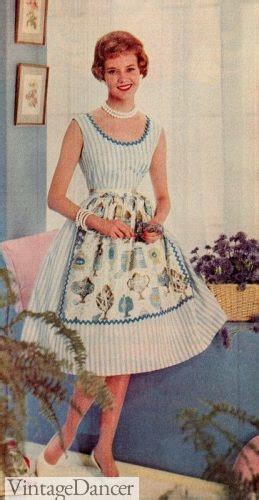 50s italian housewife bj 6:45. 1950s House Dresses and Aprons History