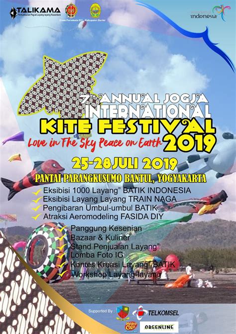 Layangan naga kreatif anak cilacap sangat. 7th Annual Jogja Internasional Kite Festival 2019 (25-28 ...