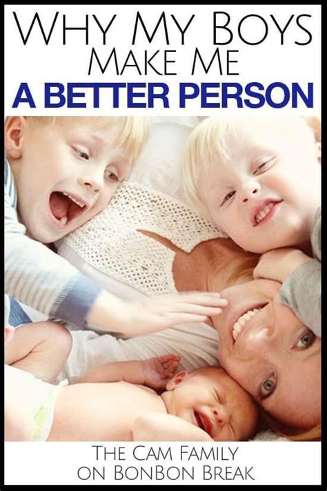 Why My Boys Make Me a Better Person | Kids, After baby ...
