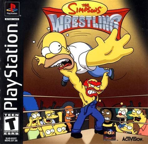 Twisted metal is a vehicular combat game. Simpsons Wrestling SLUS-01227 (USA) PS ISO