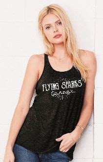 Aaron and emily reeves, the much loved hosts of the youtube channel flying sparks garage, talk about their new show on motortrend, the love of aviation. Ladies Flying Sparks Garage Flowy Tank (With images ...