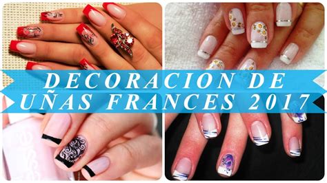 Aplique dos capas de esmalte café claro. Decoracion de uñas frances 2017 - YouTube